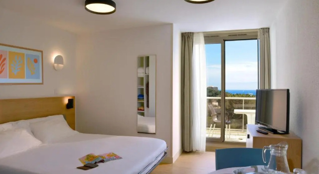 Студия с видом на море Residence Residéal Antibes