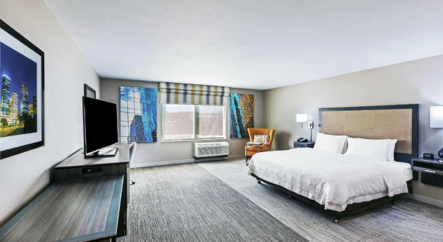 Двухместный номер для некурящих Mobility/Hearing Accessible with Roll-In Shower Hampton Inn and Suites Houston Heights I-10