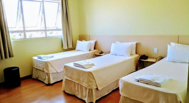 Трёхместный номер Standard Vespasiano Hotel Telêmaco Borba