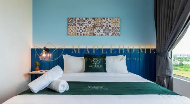 Люкс Deluxe с 2 комнатами с видом на море Amber Cove Premier Suites Melaka