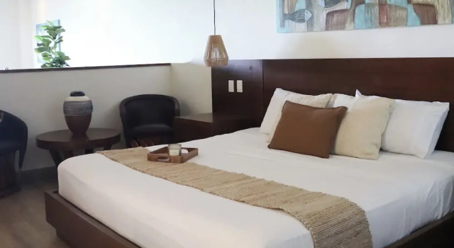 Двухместный номер Deluxe с балконом и с видом на океан La Palma Beachfront Hotel Boutique