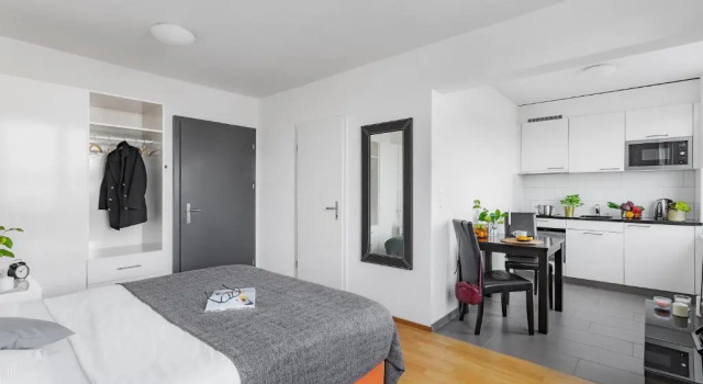 Студия Swiss Star Guesthouse Oerlikon