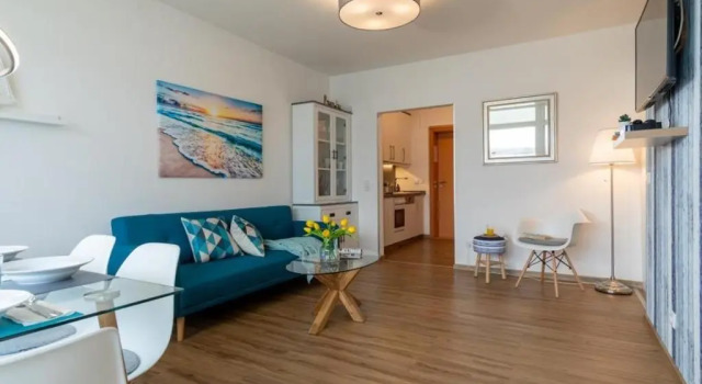 Strandhotel-Heiligenhafen-Wohnung-101-Typ-IV-Wasserblick, Забронировать Отель Хайлигенхафен земля Шлезвиг-Гольштейн