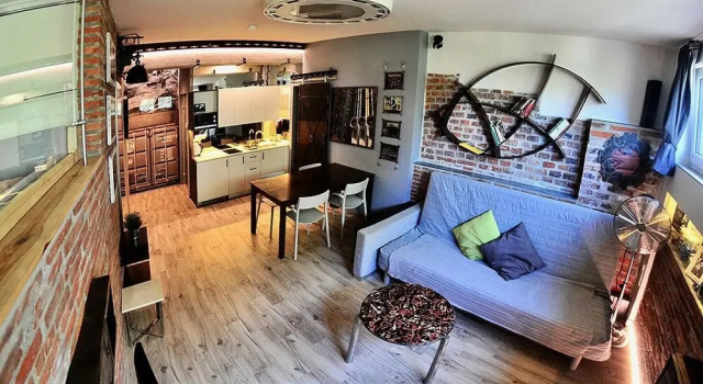 Студия с видом на сад Alder Apartments