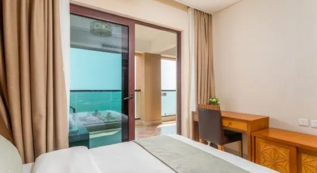 Люкс с 2 комнатами Highlights Holiday Seaview Apartment (Qionghai Boao Aaron Meeting Site)