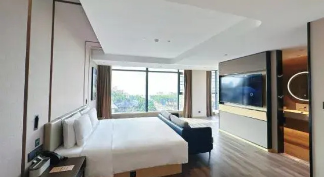 Люкс с видом на море Atour Hotel Zhuhai Qinglu South Road Gongbei Port