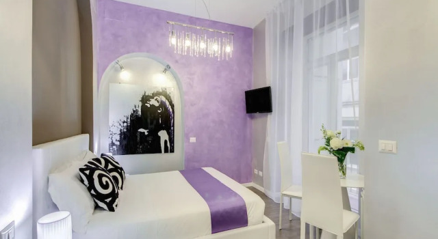 Двухместный номер Classic с балконом и с видом на внутренний двор B&B Colosseo Panoramic Rooms