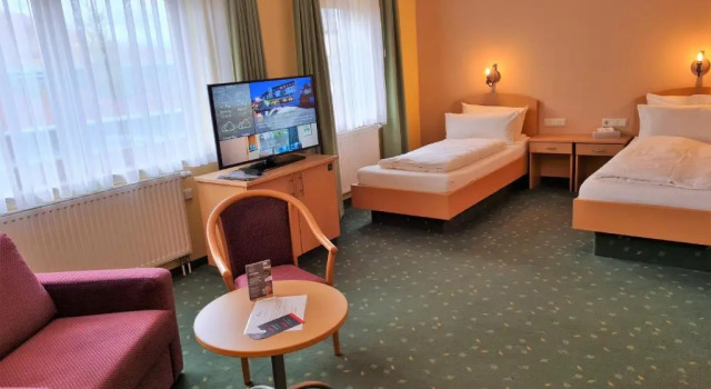 Двухместный номер Standard Hotel Am Kurhaus mit erstem Ayurveda Center Sachsens - direkt am Gesundheitsbad ACTINON & Kurpark