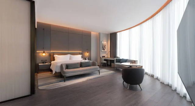 Двухместный номер Deluxe с видом на город Wyndham Grand Yichang Riverside
