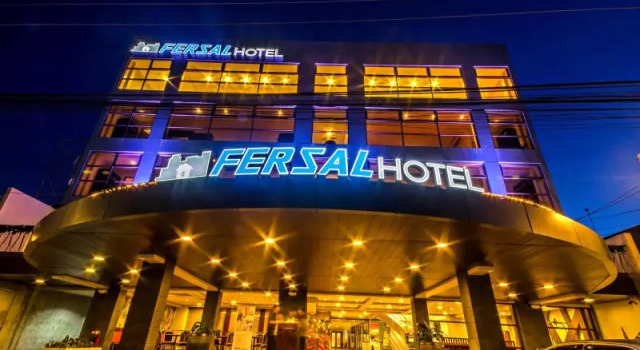 Кровать в общем номере Fersal Hotel - Puerto Princesa