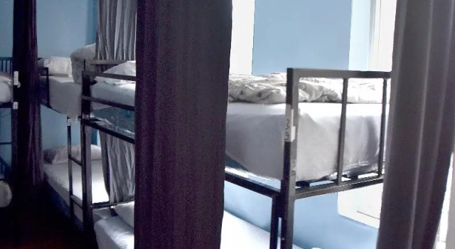 Кровать в общем номере Nostalji Hostel