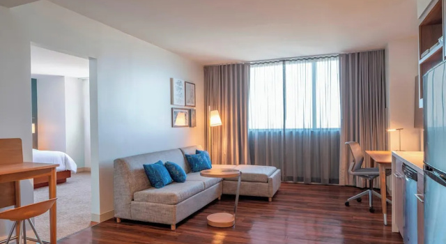 Люкс c 1 комнатой с видом на город Element by Marriott Fort Lauderdale Downtown