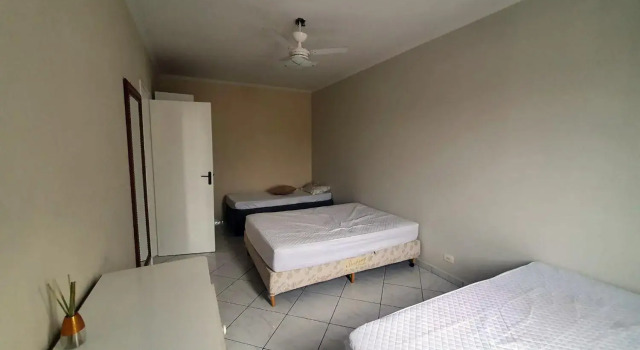 Apartamento confortável na orla da praia de Santos