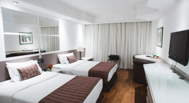 Двухместный номер Standard Hotel Golden Park Campinas Cambuí By Nacional Inn