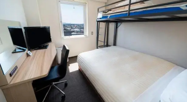 Четырёхместный номер Standard Super Hotel Hachinohe Nagayokocho