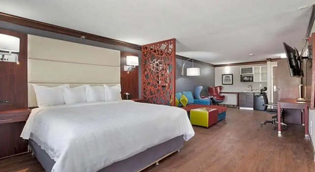 Четырёхместный люкс c 1 комнатой The Leo Collection Detroit, an Ascend Collection Hotel