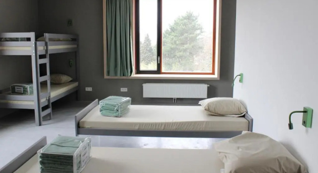 Кровать в общем номере (мужской номер) Hostel Groeninghe