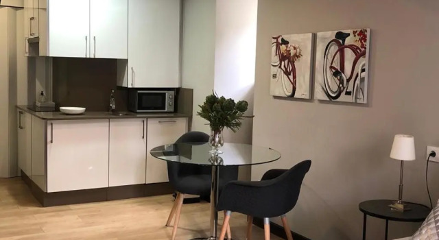 Студия Цокольный этаж Nova Compostela Apartments