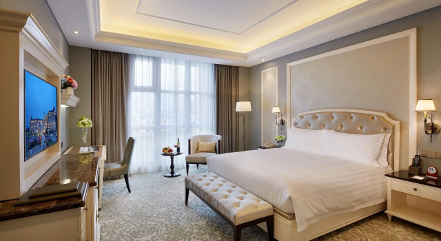Семейный номер Deluxe с красивым видом из окна Yin Run Jin Jiang Castle Hotel