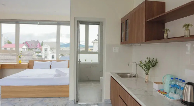 Четырёхместный номер Deluxe с балконом Hamia Villa DaLat