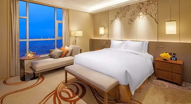 Двухместный люкс Premier c 1 комнатой DoubleTree by Hilton Hotel Qingdao-Jimo