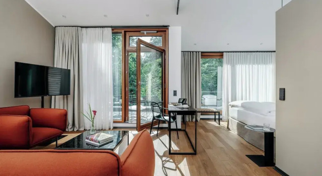 Люкс Deluxe Relais & Châteaux Hotel Diepeschrather Mühle
