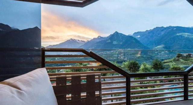 Люкс с видом на горы Hotel Rosengarten