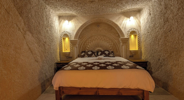 Трёхместный номер Deluxe с видом на сад Tyana Cave House