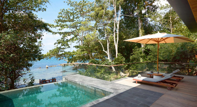 Вилла oceanfront Six Senses Krabey Island