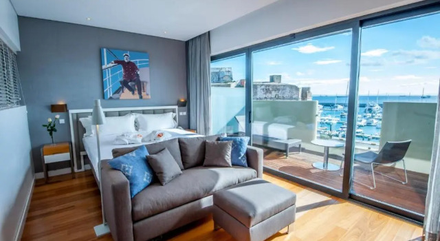 Трёхместный номер Superior с видом на море Pestana Cidadela Cascais - Pousada & Art District