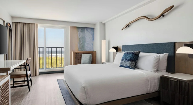 Двухместный номер Standard с балконом и oceanfront The Seahaus Hotel, Atlantic City Boardwalk, a Tribute Portfolio Hotel