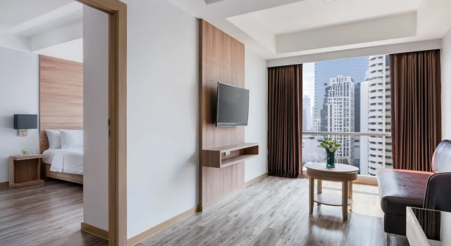 Двухместный полулюкс с видом на город Adelphi Grande Sukhumvit