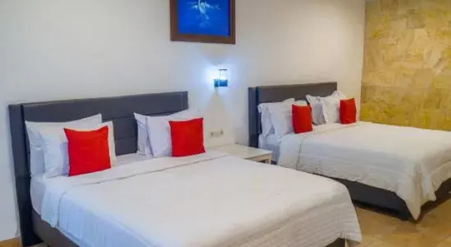Двухместный люкс с видом на бассейн Grand Melka Hotel