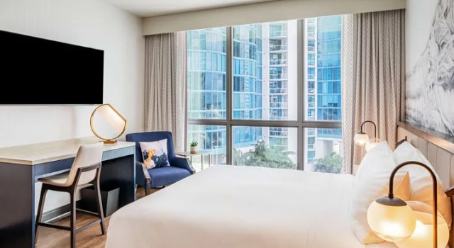 Двухместный номер Standard с красивым видом из окна Hyatt Centric Las Olas Fort Lauderdale