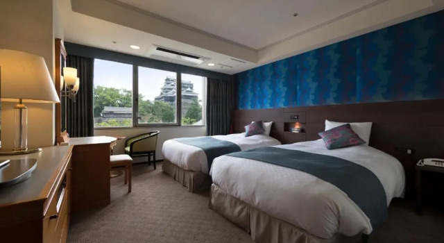 Двухместный номер Standard с красивым видом из окна KKR Hotel Kumamoto