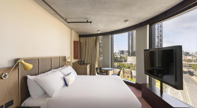 Двухместный люкс с видом на город Hannah St Hotel Melbourne