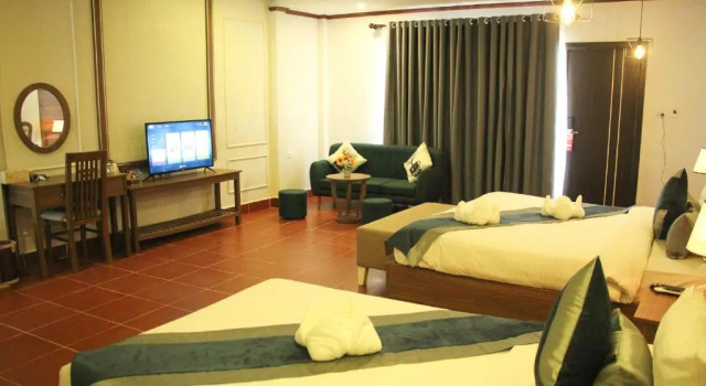 Трёхместный номер Standard с видом на сад Confetti Garden Resort