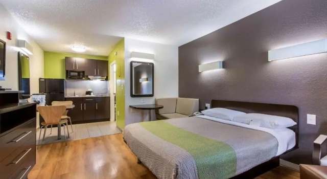 Двухместный номер Standard Studio 6 Extended Stay - Coral Springs, FL - Fort  Lauderdale