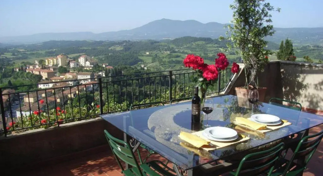Апартаменты La Terrazza su Chiusi - appartamento panoramico