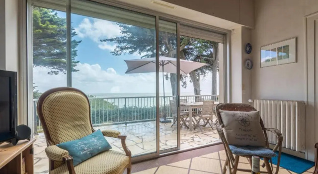 Maison avec vue imprenable sur mer à 180 degrés
