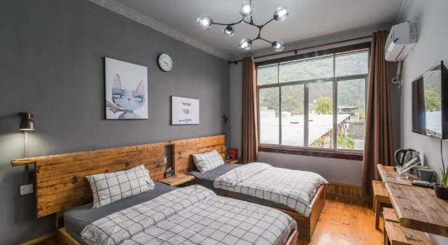 Двухместный номер Standard с видом на горы Hi Grey Hostel Xingping