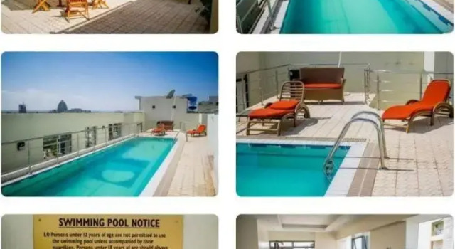 MODERN LIVING 2 BR NEAR YAYA - Gym & Pool, Book Apartment Hotels in Nairobi with a Pool, Swimming Pool