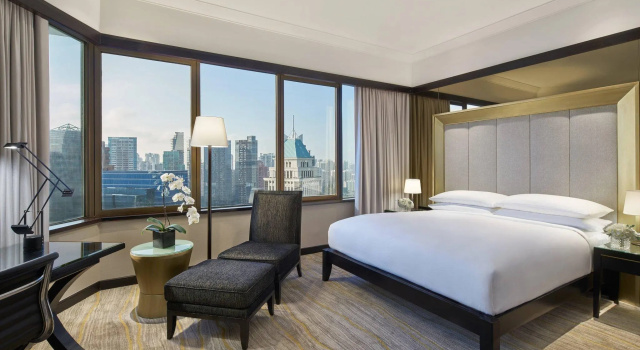 Habitación doble club Premier Singapore Marriott Tang Plaza Hotel
