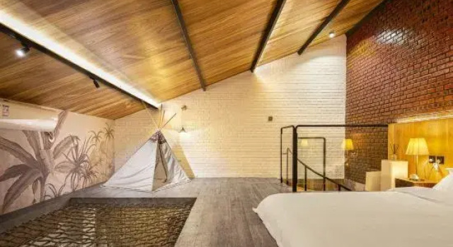 Семейный люкс с 5 комнатами Rareyard Baihujian B&B