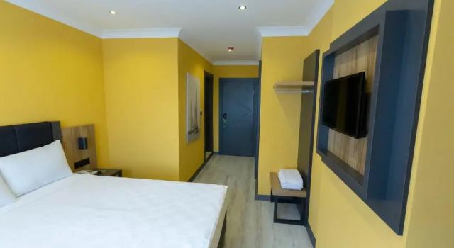 Standardowy dwuosobowy pokój z widokiem na morze Roy Otel Akçay