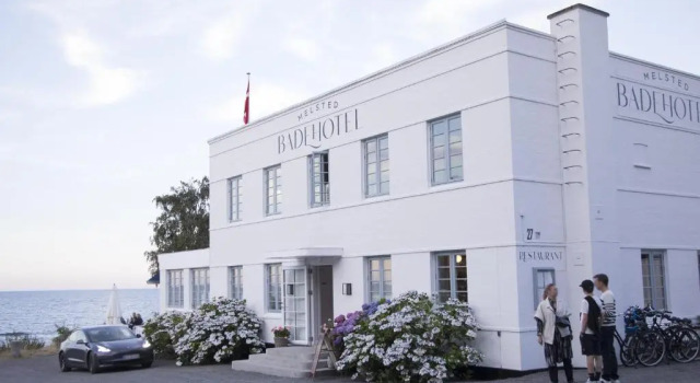 Двухместный номер Standard с частичным видом на море Melsted Badehotel