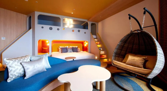 Номер Family Отель Okinawa Prince Ocean View Ginowan