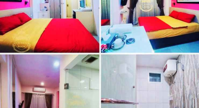 Queen Room Grand Center Point Apartemen