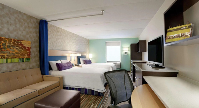 Четырёхместная студия Home2 Suites by Hilton Philadelphia Convention Center