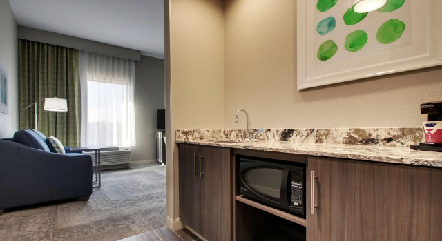 Двухместная студия Hampton Inn & Suites By Hilton Knightdale Raleigh